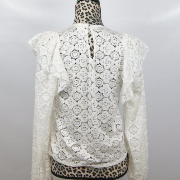 Tinywillow Lace Shirt sz M - Picture 6 of 11
